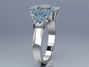 anello nuziale Modello 3D