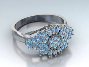 anello nuziale Modello 3D