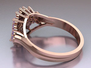 anello nuziale Modello 3D