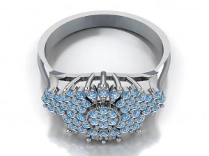 anello nuziale Modello 3D