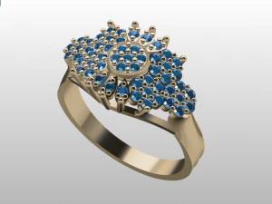 anello nuziale Modello 3D