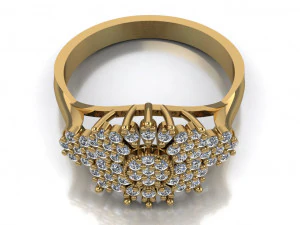 anello nuziale Modello 3D