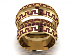 ring set 19 3D 模型