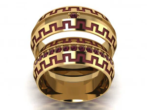 ring set 19 3D Model