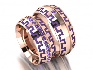 ring set 19 3D 模型