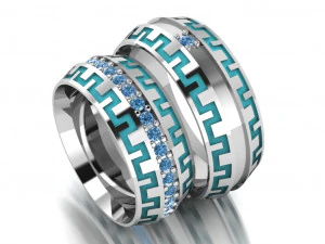 ring set 19 3D Model
