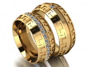 ring set 19 3D Model