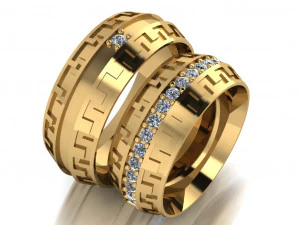 ring set 19 3D Model