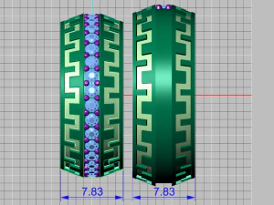 ring set 19 3D Model