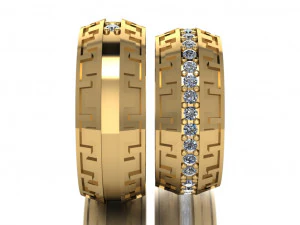 ring set 19 3D Model