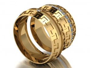 ring set 19 3D Model