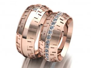 ring set 19 3D Model