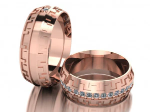 ring set 19 3D Model