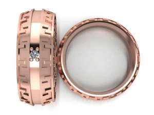 ring set 19 3D Model