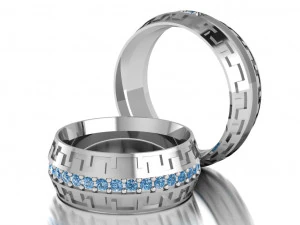 ring set 19 3D Model