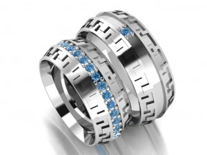 ring set 19 3D Model