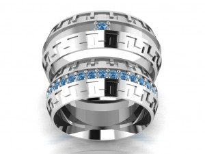 ring set 19 3D 模型