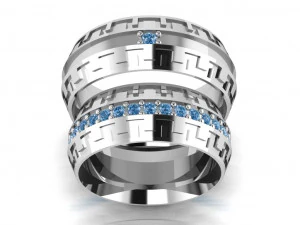 ring set 19 3D Model