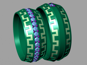 ring set 19 3D 模型