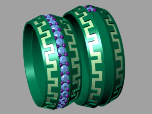 ring set 19 3D Model