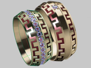 ring set 19 3D Model