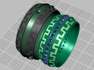 ring set 19 3D Model