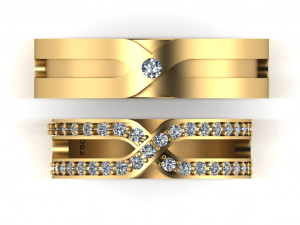 ring set 20 3D Model