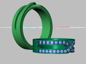 ring set 20 3D Model