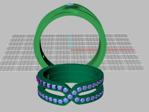 ring set 20 3D Model
