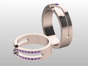ring set 20 3D Model
