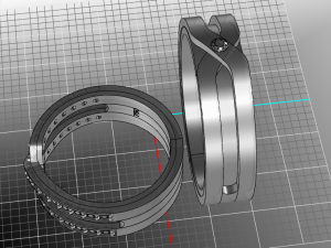ring set 20 3D Model