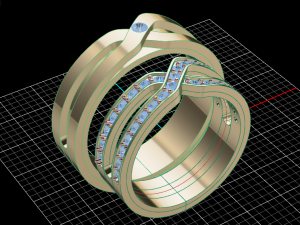 ring set 20 3D Model