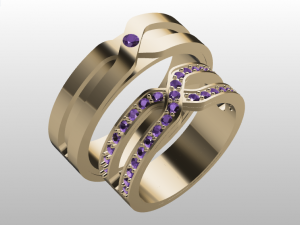 ring set 20 3D Model