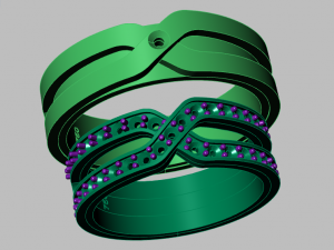 ring set 20 3D Model