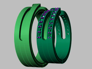 ring set 20 3D Model