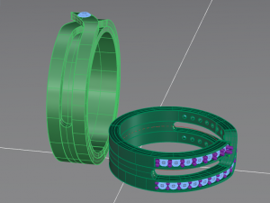 ring set 20 3D Model