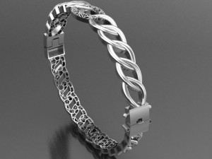 Cuban bracelet 3D Print Model