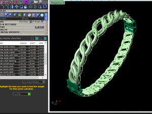 Cuban bracelet 3D Print Model