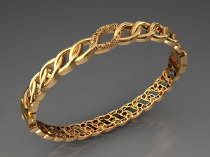 Cuban bracelet 3D Print Model
