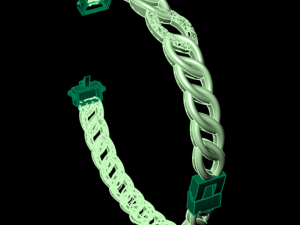 Cuban bracelet 3D Print Model