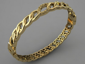 Cuban bracelet 3D Print Model