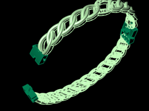 Cuban bracelet 3D Print Model