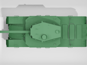 tank type 5 heavy - super-heavy japanese tank Modèle 3D