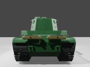 tank type 5 heavy - super-heavy japanese tank Modèle 3D