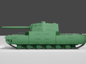 tank type 5 heavy - super-heavy japanese tank Modèle 3D