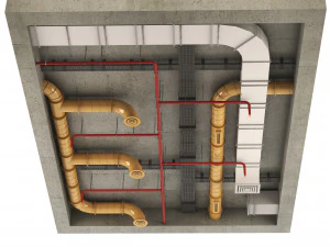conjunto de sistema de ventilação vol 01 Modelo 3D