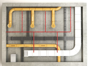 ventilation system set vol 01 3D Model