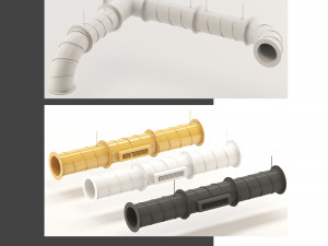 ventilation system set vol 01 3D Model