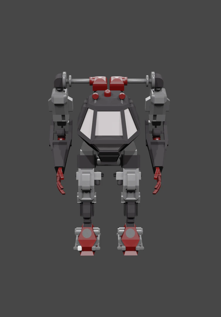 robot k-231 3D Model .c4d .max .obj .3ds .fbx .stl .blend 