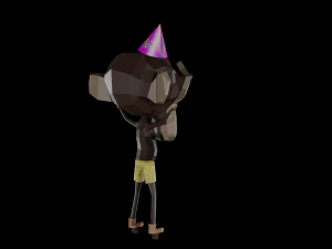 holiday monkey 3D Model